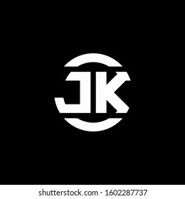 logo monogram isolated on circle element design template