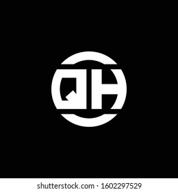 logo monogram isolated on circle element design template