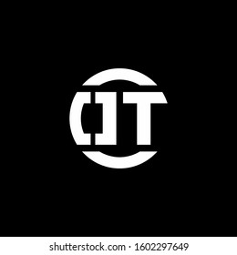 logo monogram isolated on circle element design template