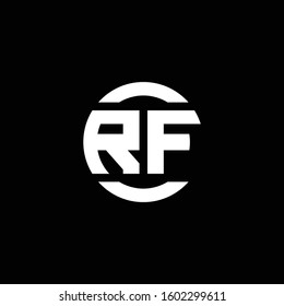 logo monogram isolated on circle element design template