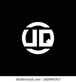 logo monogram isolated on circle element design template