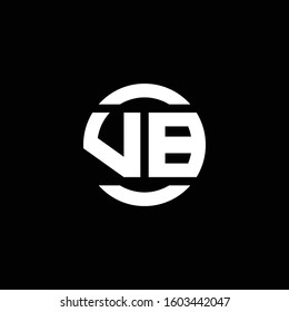 logo monogram isolated on circle element design template