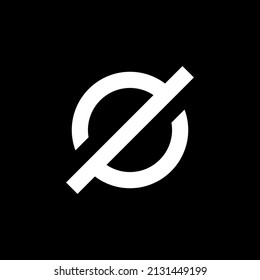 logo monogram letter B  D