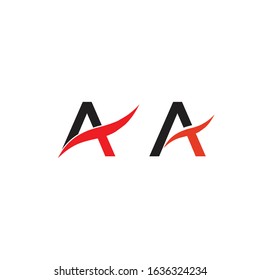 Logo Monogram A Letter Concept Design
