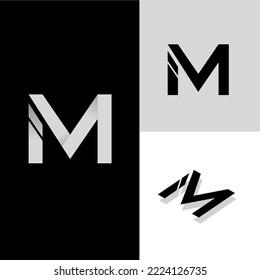 logo monogram letter i and m