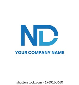 Logo Monogram Letter N D L