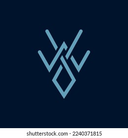 the logo is monogram Letter W and Y. Spider and elegant.