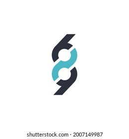 The logo is a monogram from number six, eight and nine