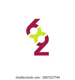 The logo is a monogram from number six, eight and two.