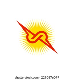 The Logo is monogram of power Infinity. Elegant and outline.
