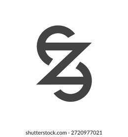 el logotipo es el monograma S y Z. Único y elegante.