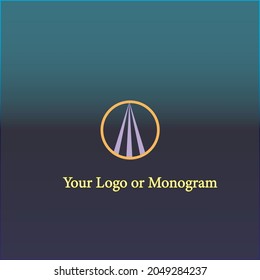 Logo or Monogram template for business or industries or anything