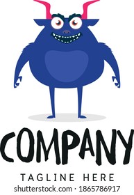 Logo Monster colorful vector design