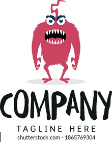 Logo Monster vector color icon