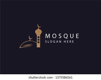 Logo Mosque With Modern Style