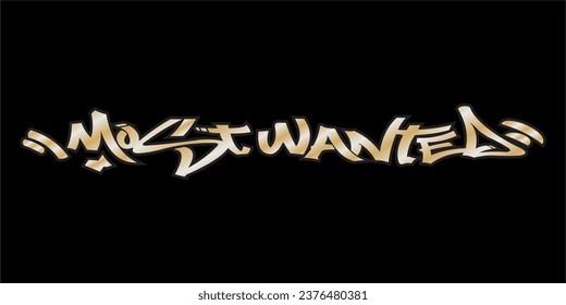 Logo Most Wanted vector design