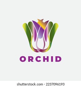 El logotipo se centra sobre todo en el hermoso modelo de tulipanes, tulipanes de jardín, productos de aroma, esencia floral y un suave perfume de polen celestial.