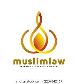Logo is mostly suitable for arabic calligraphy universal islam, muslim law, islamic art and culture, education center, name starting with modern W model typography.