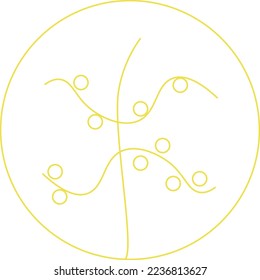 Logo of the motif of shrill illuminations