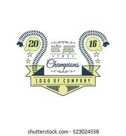 Logo Motor Vintage Vector