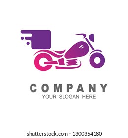 Logo Motorcycle , Motor Bike And Transportation With Logo Vector 