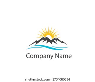 a logo of the mountain