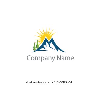 a logo of the mountain