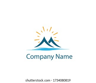a logo of the mountain