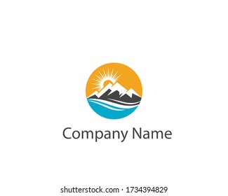 a logo of the mountain