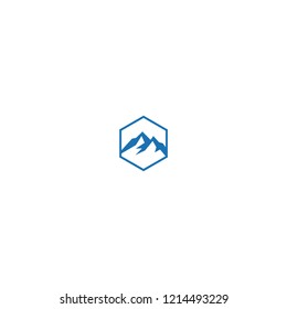logo mountain abstract
