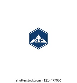 logo mountain abstract