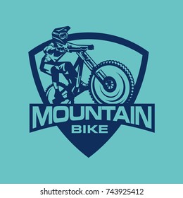 Logo Mountain Bike Free Ride Dirt Bike