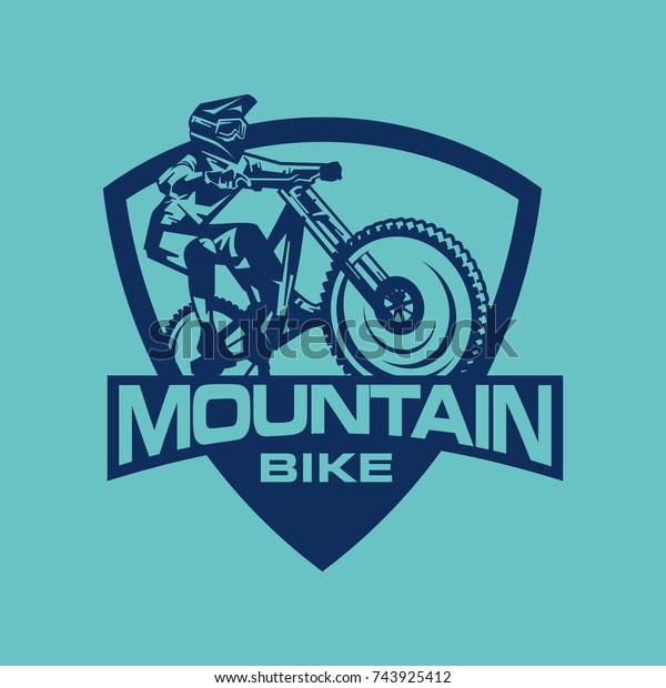 Logo Vtt Ride Dirt Bike Image Vectorielle De Stock Libre De Droits