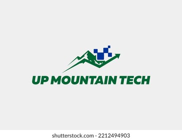 NOMBRE DE LA EMPRESA DE TECNOLOGÍA DE MONTAÑA DE LOGOTIPO