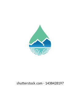 logo mountain vector for inspiration