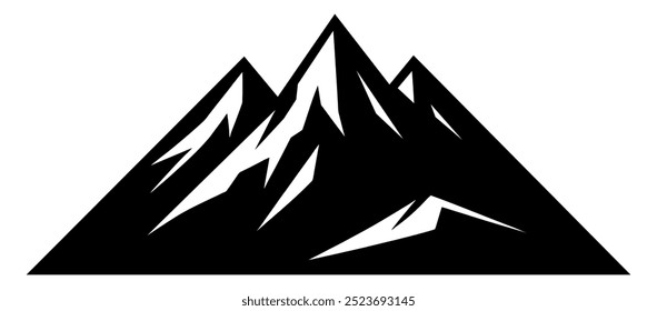 Logo Mountain Vector On white background