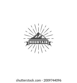 logo for mountaineer on white background