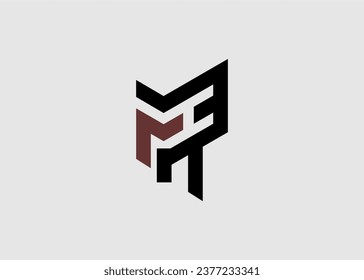 Logo mp letter company name
