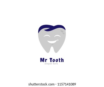 logo Mr tooth, dentist