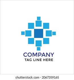logo of multiple boxes for your company