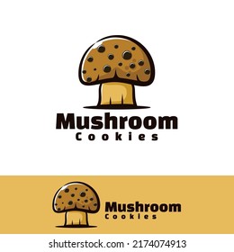 Logo Mushroom Cookies art illustration