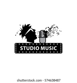 logo music studio
