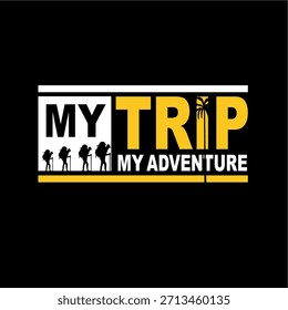 logotipo minha viagem meu vetor de aventura