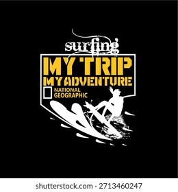 Logotipo Mi viaje Mi aventura Vector