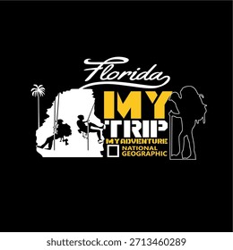 logo my trip my adventure vector