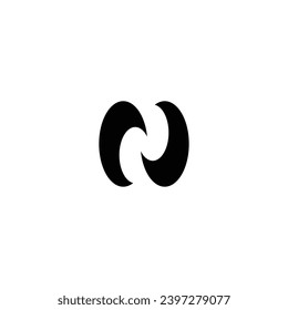 Logo n initial np abstract design business brokers