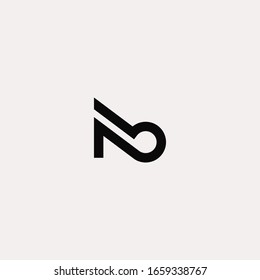 logo N and O with unique designs