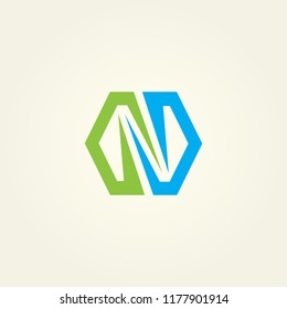 logo N vector, icon N concept, alphabet symbol illustrator EPS 10