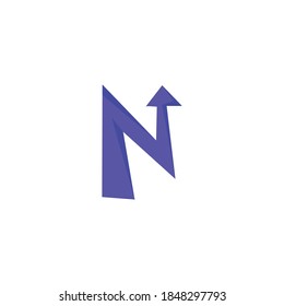 símbolo de icono de logotipo n vectorial 