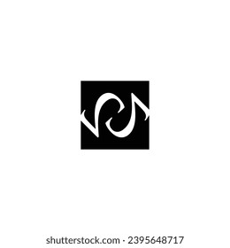 Logo n2 initial n2 cube vektor brokers investing